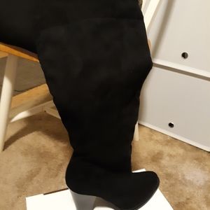 Over the Knee Suede Boots